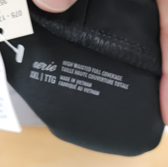 AERIE | crossover high waist full coverage bikini bottoms - Picture 4 of 7